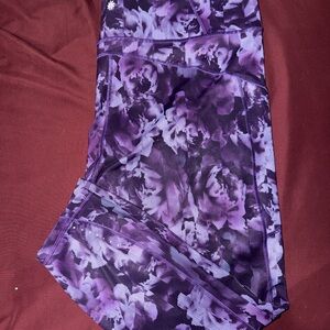 Athleta Purple Patterned Leggings